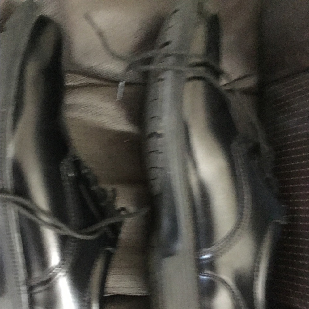 Mens black tie up dress shoe